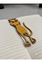 10 Pieces Wooden Cute Cat Bookmark Orange Color 3 mm Mdf Laser Cut Bookmark (10 cm)