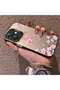 Oppo A3X 4g Compatible Silicone Edge Hard Back Case Couple Phone Case with Letter S Pattern - 2