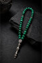 Malahit Natural Stone Rosary and Bracelet Set Medium Size Men's Premium Design - 4