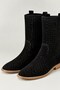 Mellow Women's Suede Low Heeled Summer Boots, Perforated Summer Women's Booties - 2