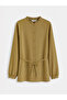 Lcw Modest Hakim Collar Belted Striped Women's Shirt Tunic - 5