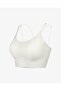 Laser Cut Seamless Cross Strap Ghost Bra Ecru - 5