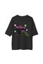 Flower-Like Mom Thank You Printed Women's Oversize T-Shirt - 2