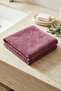 La Notte Flora King Velvet Hand Towel Plum 50X90 cm - 2