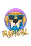 Women's Graphic Printed Dog Pattern Relaxed Fit Short Sleeve Round Neck Cotton T-Shirt Casual Modern - 4