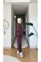 Hooded Drawstring Detailed Pique Fabric Double Set - 2