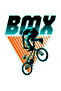 Bmx Bicycle Retro Design Printed Women's Oversize T-Shirt - 3