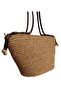 London K-8424H-Çnt03 Women's Large Size Straw Bag - 3