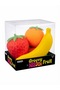Schylling Groovy NeeDoh Fruit 3 Pack Set - Strawberry Orange Banana Squishy Fidget Sensory Stress Toys for Kids Adults 6+