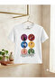 Manifest Printed Oversized Girls' Summer T-Shirt