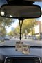 Periodic Table Themed Car Rearview Mirror Ornament with Ba & Br Figures – Vehicle Accessory