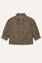 100% Cotton Leopard Patterned Gabardine Long Sleeve Jacket Shirt Baby Girl I0998A526Au - 4