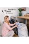 Two-piece mesh laundry bag set, white - 3