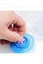 5 vacuum storage bags, compressible for travel, transparent blue. - 2