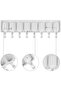 Silicone ice cream mold with 8 holes, reusable, suitable for desserts and chocolates, white. - 3