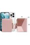 Women's small faux leather zipper wallet pink stylish gift. - 2