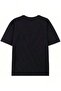 Men Plus Size BLACK Character Funny Graphic Tee, Casual Soft Oversized Pure 200g Pattern Printed Black T-Shirt - 3