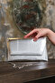 Silver Women's Evening Dress Wedding Invitation Clutch Evening Bag - 2