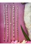 Cm Jewerly (4-No) Drop Chain Stone Stainless Steel Bracelet