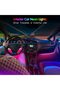 شريط إضاءة LED للسيارة من EJ's SUPER CAR، 4 قطع بـ 36 مصباح LED متعدد الألوان، إضاءة داخلية للسيارة تحت لوحة القيادة - 3