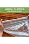 Plastic Protection Drop Sheet and Masking Tape-20 M2 (4x5m), 30 Microns, HDPE, Multi-Purpose, Disposable - 4