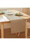 Home linen table runner, 30x180 cm, exquisite handmade coffee table runner - khaki - 5