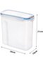 Cereal Containers Storage Set,Airtight Plastic Kitchen Storage Organizer,4 Pack Pantry Org - 3