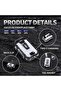 مصباح يدوي صغير W409 مع مغناطيس، قابل لإعادة الشحن عبر USB-C، EDC، 800 لومن عالي السطوع، LED و COB محمول - 5