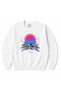 Cosmic Cyber Y2K Energy Printed Crew Neck Sweatshirt
