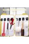 hooks/shelves towel bathroom kitchen steel stainless wall doors black 10-piece ideal racks shelves can be installed behind required installation - 5