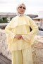 Yellow Layered Tunic and Trousers Set - 2