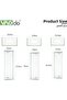 Refrigerator Organizer with Lids, Stackable Fruit Storage Containers, Vegetable Strainers Box - 4