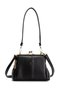 Monalisa Black Women's Crossbody and Shoulder Bag |   Gold Detailed, Elegant, and Features 4 Compartments - 3