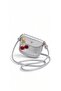 Cherry Charm Gift Crossbody Bag with Knot Detail and Adjustable Strap - 2