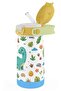 420 ml Yellow Green Blue Boy Cute Dinosaur Stainless Steel Water Bottle - 60005 - 4