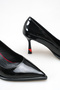 Women's Genuine Leather Inner Lining Thin Heeled Shoes Classic Elegant Stylish Evening Dress Shoes - 3