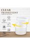 Small Plastic Containers with Screw Lid, 4 Oz Small Food Storage Freezer Containers, Stackable Food - 6
