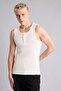 Regular Fit Ribbed Buttoned Undershirt I1109Ax26Sm - 3