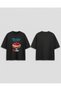 A Bit of Sugar Never Hurt Retro Cherry Printed Oversized T-Shirt Unisex 80% Cotton Vintage Streetwear T-Shirt Thick Textured - 3