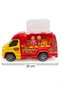 Burgervan Toy Hamburger Truck with Vehicles, 2 Figures, and Burger Menu Accessories - 2