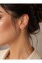 Stylish and Distinctive Style Aşko Kuşko Stone Heart Detail Earrings