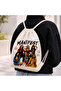 Manifest Group Printed Linen Drawstring Backpack