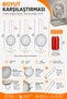 3-Piece Fine Pore Premium 18/10 Stainless Steel Kitchen Wire Strainer Set Tea Strainer Flour Cocoa Sieve 723475 - 8