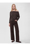 Esvab • Modern & Distinctive Wide Roba Collar Modal Blend Blouse - 2