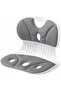 Ergonomic Back and Lumbar Support with Detachable Cover,for Good Posture Correction and Pain Relief,