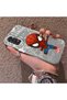 Redmi Note 11S Compatible Spider Man Patterned Silicone Edge Hard Back Case Couple Phone Case - 2