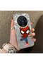 Vivo X300 Pro Compatible Spider Man Patterned Silicone Edge Hard Back Case Couple Phone Case - 3