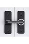 Barn door lock night light 180掳 rotation black. - 4