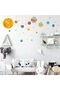 Space Wall Decals, Removable Universe Wallpaper Decor, Adhesive Planet Solar System Sticker