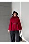 Women's Belt Detailed Fur Poncho